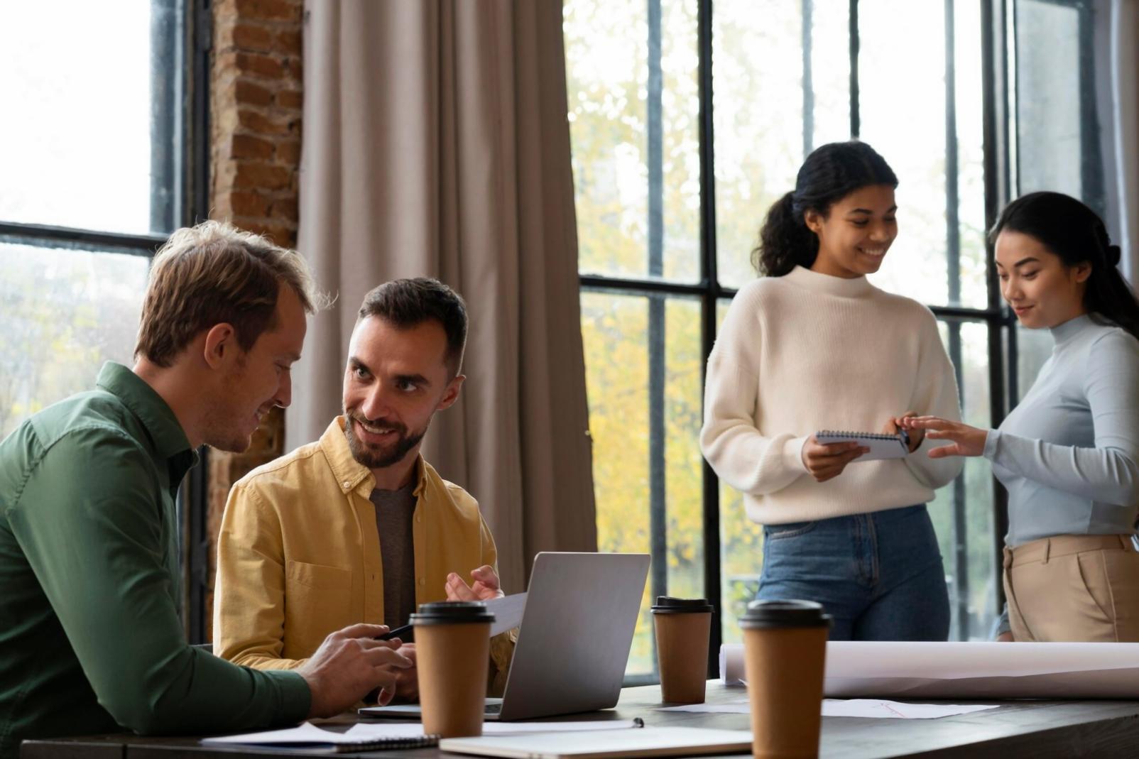 Students analyzing market data on multiple screens during live trading session